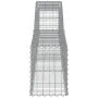 Gabion baskets 7 pcs arch shape iron 400x30x40/60 cm by vidaXL, Pots and planters - Ref: Foro24-3146832, Price: 573,49 €, Dis...