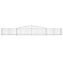 Gabionenkörbe 10 Stück Bogenform Eisen 400x50x40/60 cm von vidaXL, Töpfe und Pflanzgefäße - Ref: Foro24-3146965, Preis: 959,9...