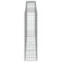 Gabionenkörbe, 2 Stück, Bogenform aus Eisen, 400 x 50 x 180/200 cm von vidaXL, Töpfe und Pflanzgefäße - Ref: Foro24-3147048, ...