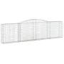 Gabionenkörbe 5 Stück bogenförmiges Eisen 400x30x100/120 cm von vidaXL, Töpfe und Pflanzgefäße - Ref: Foro24-3146869, Preis: ...