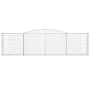 Gabionenkörbe 5 Stück bogenförmiges Eisen 400x30x100/120 cm von vidaXL, Töpfe und Pflanzgefäße - Ref: Foro24-3146869, Preis: ...