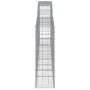 Gabionenkörbe 5 Stück bogenförmiges Eisen 400x30x100/120 cm von vidaXL, Töpfe und Pflanzgefäße - Ref: Foro24-3146869, Preis: ...