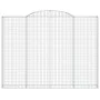 Gabion baskets 2 units, arched shape, iron, 300x30x220/240 cm by vidaXL, Pots and planters - Ref: Foro24-3146629, Price: 413,...