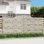 Gabionenkörbe 3 Stück Bogenform Eisen 400x50x180/200 cm von vidaXL, Töpfe und Pflanzgefäße - Ref: Foro24-3147049, Preis: 734,...