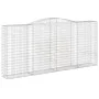 Gabionenkörbe 3 Stück Bogenform Eisen 400x50x180/200 cm von vidaXL, Töpfe und Pflanzgefäße - Ref: Foro24-3147049, Preis: 734,...