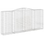 Gabionenkörbe 3 Stück Bogenform Eisen 400x50x180/200 cm von vidaXL, Töpfe und Pflanzgefäße - Ref: Foro24-3147049, Preis: 743,...