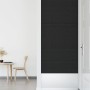 Paneles de pared 12 uds tela negro 90x30 cm 3,24 m²