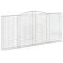 Gabionenkörbe 2 Stück Bogenform Eisen 400x30x180/200 cm von vidaXL, Töpfe und Pflanzgefäße - Ref: Foro24-3146918, Preis: 448,...