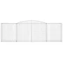 Gabionenkörbe 4 Stück Bogenform Eisen 400x50x120/140 cm von vidaXL, Töpfe und Pflanzgefäße - Ref: Foro24-3147011, Preis: 721,...