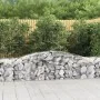 Gabion baskets 5 pcs arc shape iron 400x50x60/80 cm by vidaXL, Pots and planters - Ref: Foro24-3146973, Price: 576,41 €, Disc...