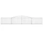 Gabion baskets 5 pcs arc shape iron 400x50x60/80 cm by vidaXL, Pots and planters - Ref: Foro24-3146973, Price: 576,41 €, Disc...