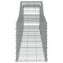 Gabion baskets 5 pcs arc shape iron 400x50x60/80 cm by vidaXL, Pots and planters - Ref: Foro24-3146973, Price: 576,41 €, Disc...