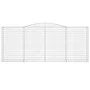 Cestas de gaviones 5 uds forma de arco hierro 400x50x160/180 cm de vidaXL, Maceteros y jardineras - Ref: Foro24-3147038, Prec...