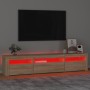 TV-Schrank mit LED-Leuchten Sonoma-Eiche 195x35x40 cm von vidaXL, TV-Möbel - Ref: Foro24-3152740, Preis: 124,75 €, Rabatt: %