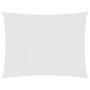 Toldo de vela rectangular tela Oxford blanco 5x6 m