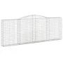 Gabionenkörbe 8 Stück Bogenform Eisen 400x30x140/160 cm von vidaXL, Töpfe und Pflanzgefäße - Ref: Foro24-3146898, Preis: 1,00...