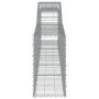 Gabion baskets 5 pcs arch shape iron 400x30x60/80 cm by vidaXL, Pots and planters - Ref: Foro24-3146843, Price: 496,81 €, Dis...