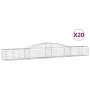 Gabion baskets 20 pcs arc shape iron 400x50x40/60 cm by vidaXL, Pots and planters - Ref: Foro24-3146967, Price: 1,00 €, Disco...