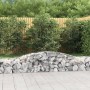 Gabion baskets 2 pcs arc shape iron 400x50x40/60 cm by vidaXL, Pots and planters - Ref: Foro24-3146957, Price: 193,03 €, Disc...