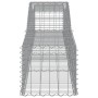 Gabion baskets 2 pcs arc shape iron 400x50x40/60 cm by vidaXL, Pots and planters - Ref: Foro24-3146957, Price: 193,03 €, Disc...