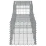 Gabion baskets 2 pcs arc shape iron 400x50x40/60 cm by vidaXL, Pots and planters - Ref: Foro24-3146957, Price: 190,61 €, Disc...