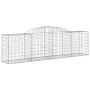 Gabion baskets 5 pcs arc shape iron 300x50x80/100 cm by vidaXL, Pots and planters - Ref: Foro24-3146686, Price: 551,08 €, Dis...