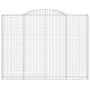 Gabionenkörbe 3 Stück Bogenform Eisen 300x30x220/240 cm von vidaXL, Töpfe und Pflanzgefäße - Ref: Foro24-3146630, Preis: 576,...