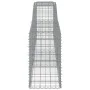 Gabion baskets 9 pcs arch shape iron 400x50x80/100 cm by vidaXL, Pots and planters - Ref: Foro24-3146990, Price: 1,00 €, Disc...