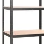 Widerstandsfähige Regale 5 Ebenen 2 Einheiten Sperrholz und Stahl von vidaXL, Industrieregale - Ref: Foro24-3154207, Preis: 1...