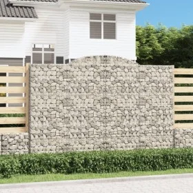 Cestas de gaviones 4 uds forma de arco hierro 300x50x200/220 cm de vidaXL, Maceteros y jardineras - Ref: Foro24-3146793, Prec...