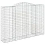 Cestas de gaviones 4 uds forma de arco hierro 300x50x200/220 cm de vidaXL, Maceteros y jardineras - Ref: Foro24-3146793, Prec...