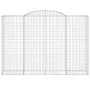 Cestas de gaviones 4 uds forma de arco hierro 300x50x200/220 cm de vidaXL, Maceteros y jardineras - Ref: Foro24-3146793, Prec...