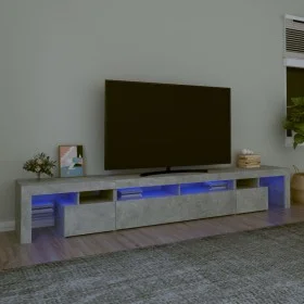 TV-Möbel mit betongrauen LED-Leuchten 260x36,5x40 cm von vidaXL, TV-Möbel - Ref: Foro24-3152781, Preis: 155,73 €, Rabatt: %