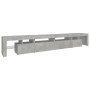 Mueble de TV con luces LED gris hormigón 260x36,5x40 cm de vidaXL, Muebles TV - Ref: Foro24-3152781, Precio: 154,07 €, Descue...