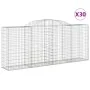 Gabion baskets 30 pcs arch shape iron 300x50x120/140 cm by vidaXL, Pots and planters - Ref: Foro24-3146735, Price: 3,00 €, Di...