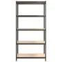 Resistant shelves 5 levels 3 units plywood and steel by vidaXL, Industrial shelving - Ref: Foro24-3154208, Price: 220,96 €, D...