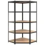 Resistant shelves 5 levels 3 units plywood and steel by vidaXL, Industrial shelving - Ref: Foro24-3154208, Price: 220,96 €, D...