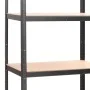 Resistant shelves 5 levels 3 units plywood and steel by vidaXL, Industrial shelving - Ref: Foro24-3154208, Price: 220,96 €, D...