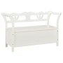 Bank aus massivem Tannenholz weiß 107x45x75,5 cm von vidaXL, Bänke für Hallen und Lager - Ref: Foro24-351773, Preis: 165,37 €...
