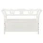 Bank aus massivem Tannenholz weiß 107x45x75,5 cm von vidaXL, Bänke für Hallen und Lager - Ref: Foro24-351773, Preis: 180,74 €...