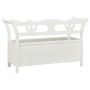 Bank aus massivem Tannenholz weiß 107x45x75,5 cm von vidaXL, Bänke für Hallen und Lager - Ref: Foro24-351773, Preis: 165,37 €...