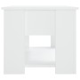 Mesa de centro madera de ingeniería blanco 79x49x41 cm de vidaXL, Mesas de centro - Ref: Foro24-809710, Precio: 89,92 €, Desc...