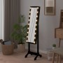 Floor mirror with black LED lights 34x37x146 cm by vidaXL, Mirrors - Ref: Foro24-351767, Price: 113,56 €, Discount: %