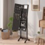 Floor mirror with black LED lights 34x37x146 cm by vidaXL, Mirrors - Ref: Foro24-351767, Price: 113,56 €, Discount: %
