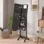 Standspiegel mit schwarzer LED 34x37x146 cm von vidaXL, Spiegel - Ref: Foro24-351767, Preis: 111,56 €, Rabatt: %