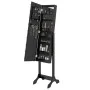 Espejo de pie con LED negro 34x37x146 cm de vidaXL, Espejos - Ref: Foro24-351767, Precio: 111,73 €, Descuento: %