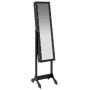 Espejo de pie con LED negro 34x37x146 cm de vidaXL, Espejos - Ref: Foro24-351767, Precio: 113,47 €, Descuento: %