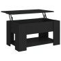 Couchtisch aus schwarzem Sperrholz, 79 x 49 x 41 cm von vidaXL, Couchtisch - Ref: Foro24-809711, Preis: 80,89 €, Rabatt: %