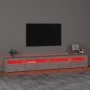 TV-Schrank mit LED-Leuchten betongrau 270x35x40 cm von vidaXL, TV-Möbel - Ref: Foro24-3152749, Preis: 179,52 €, Rabatt: %