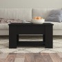 Black plywood coffee table 79x49x41 cm by vidaXL, Coffee table - Ref: Foro24-809711, Price: 80,89 €, Discount: %